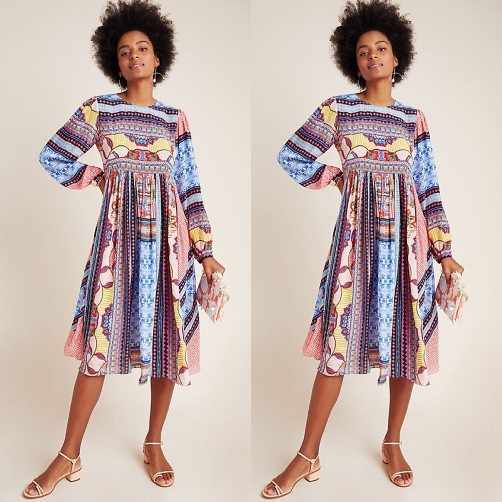 Anthropologie Marcelina Midi Dress